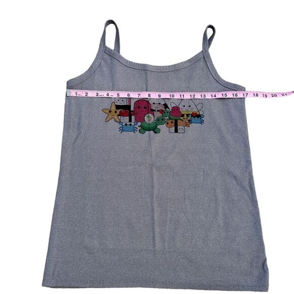 No Boundaries ~ Gray Ribbed Cami Top ~ size XXL - Picture 5 of 6